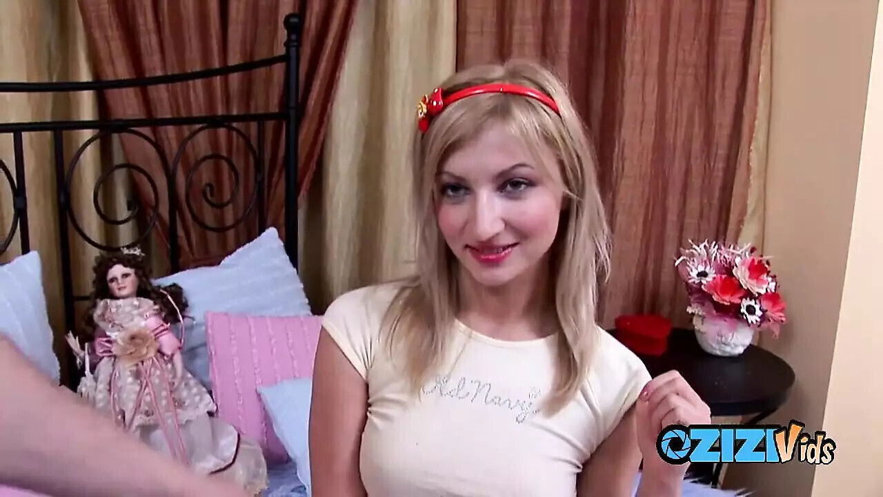 Horny blonde wearing nothing beneath skirt gets fingered boyfriend