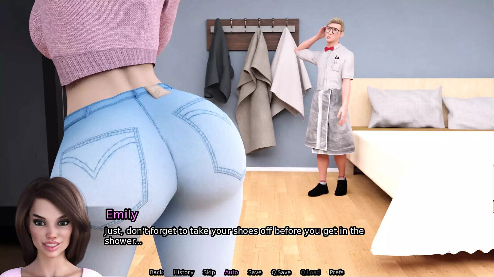 Sexbot Emily Pushed Alexa Head Deeper Gave Deepthroat.