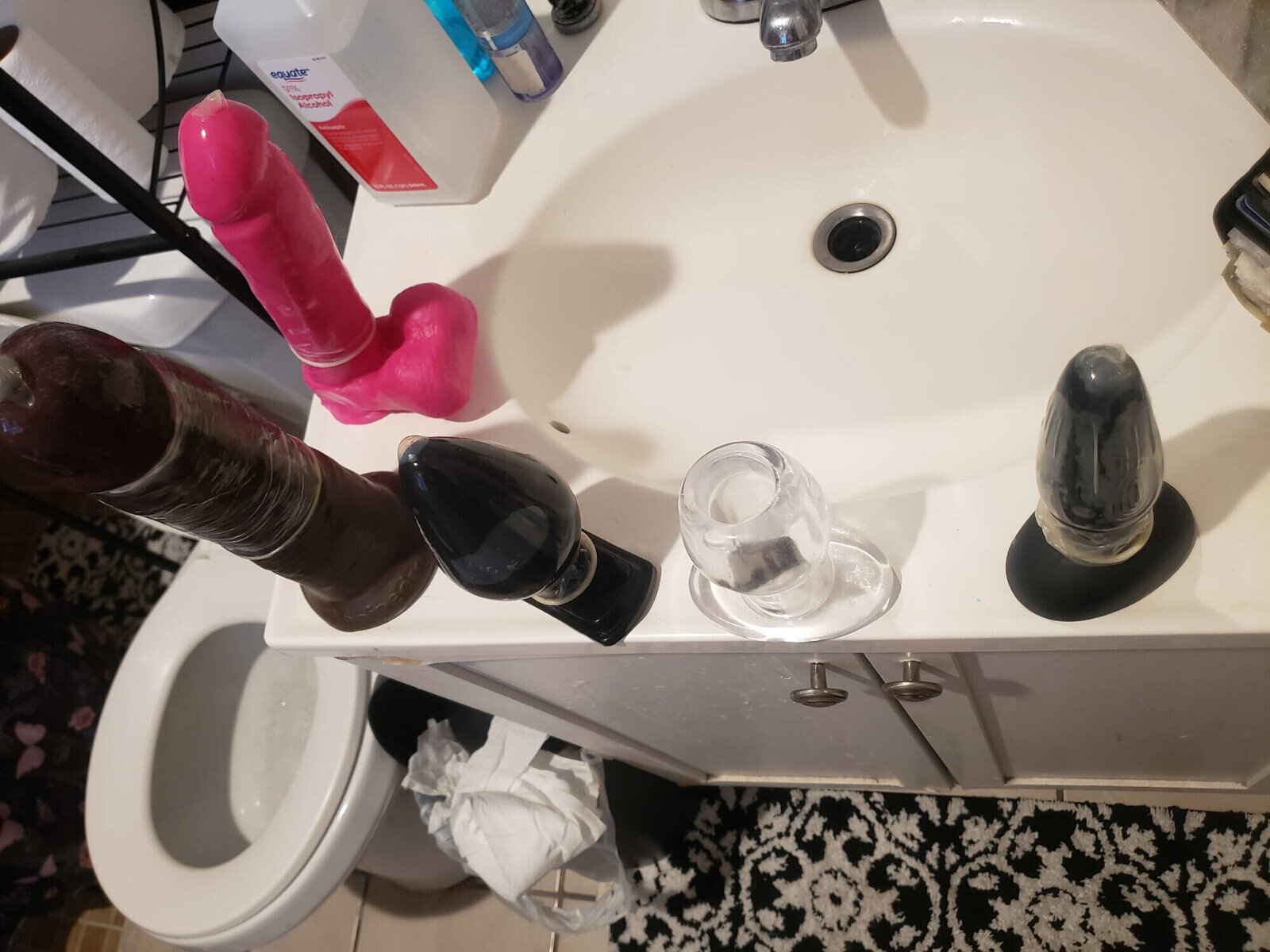 Azucena trans girl have first orgasm with inch have cums