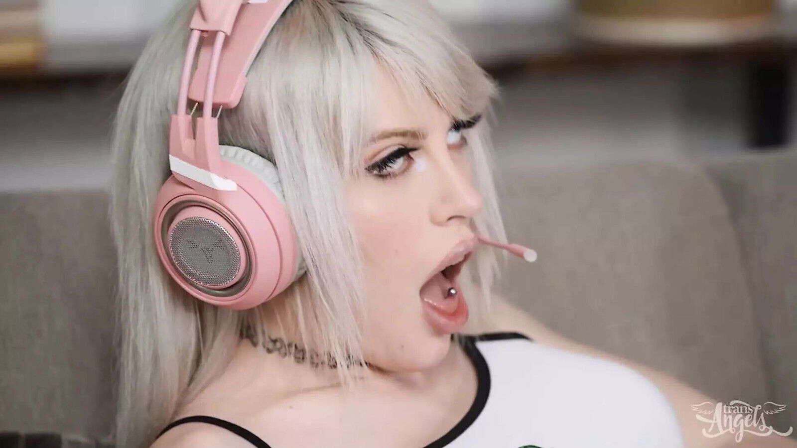 Naughty Aften Opal Uses Amazing Izzy Wilde's Attention They Fucked TRANS ANGELS