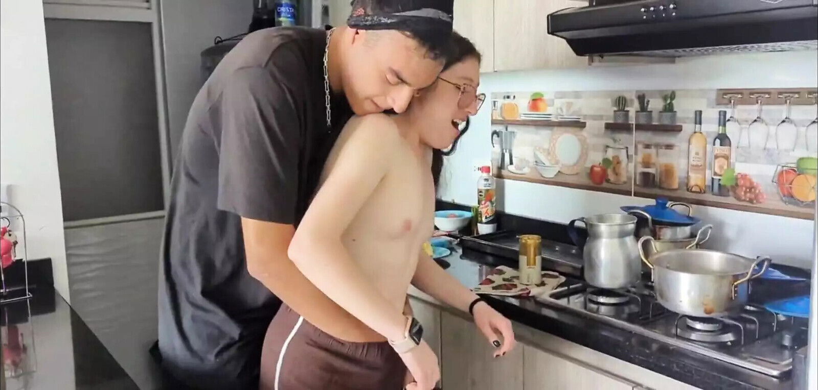 thief enters steal jewelry ends surprised fucking step daughter owner apartment.