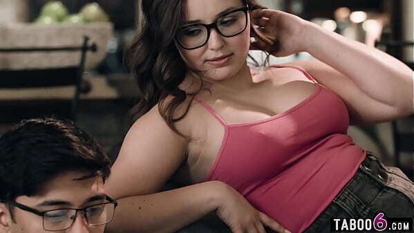 Teen stepsister Leana Lovings made stepbrother finally fuck