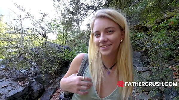 Happy Hiking Hump With Stepdaughter