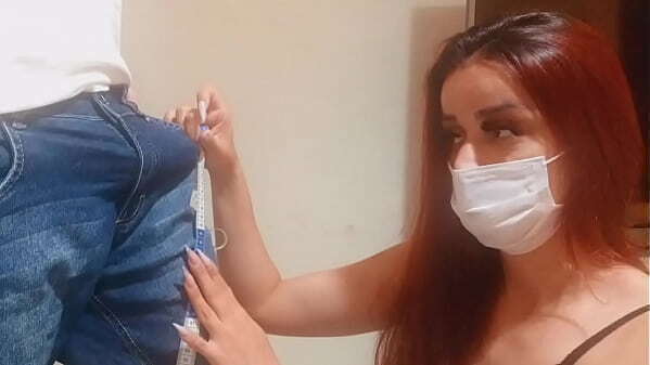 Costureira casada deixa cliente pinto duro!