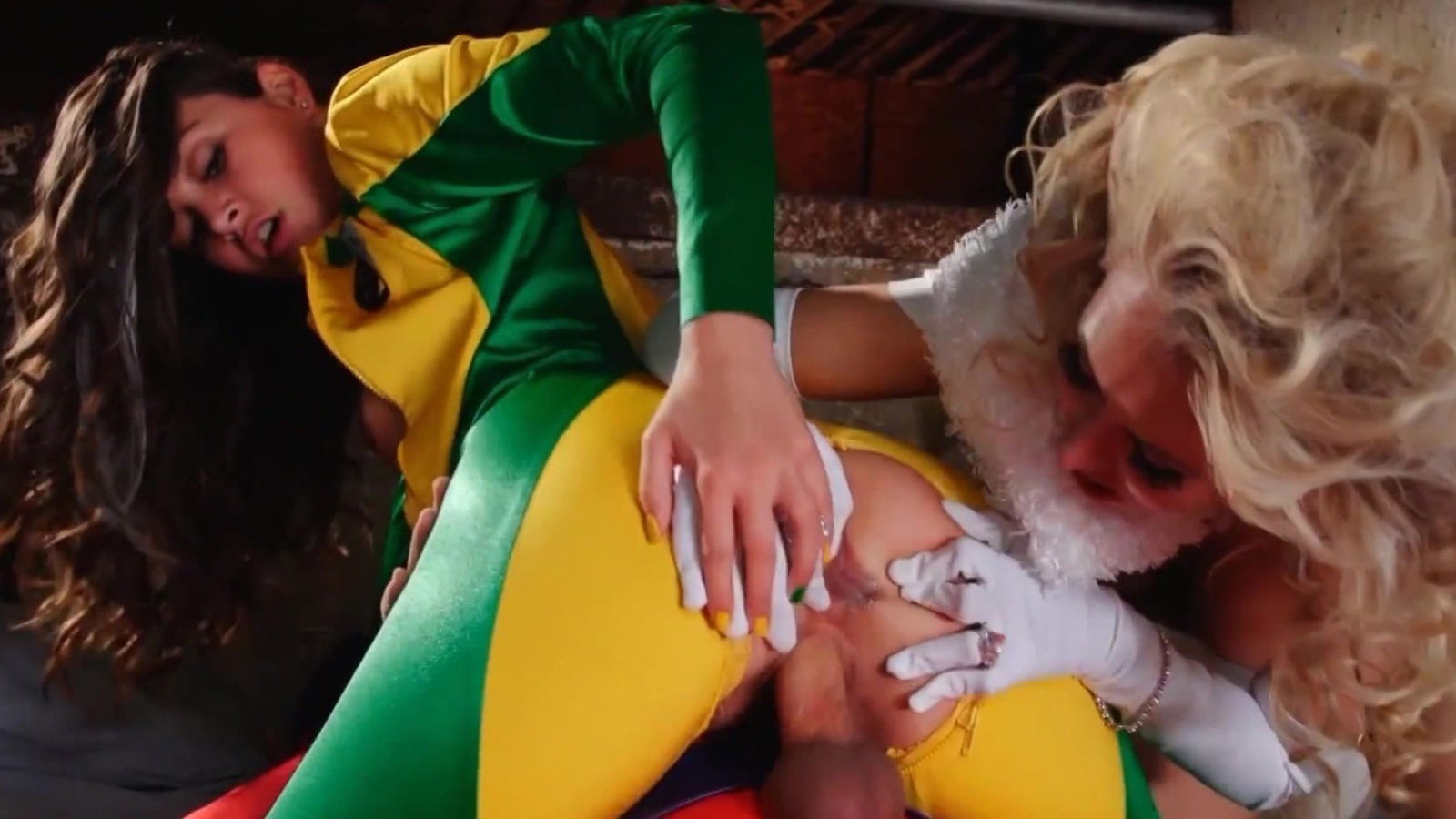 Cosplay passionate threesome with Allie Haze Jeanie Marie Sullivan