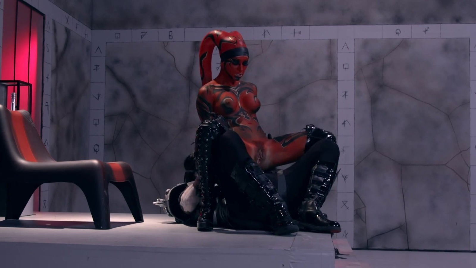 Horny alien Kleio Valentien gets fucked hard