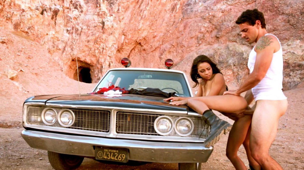 Beautiful girl having good time