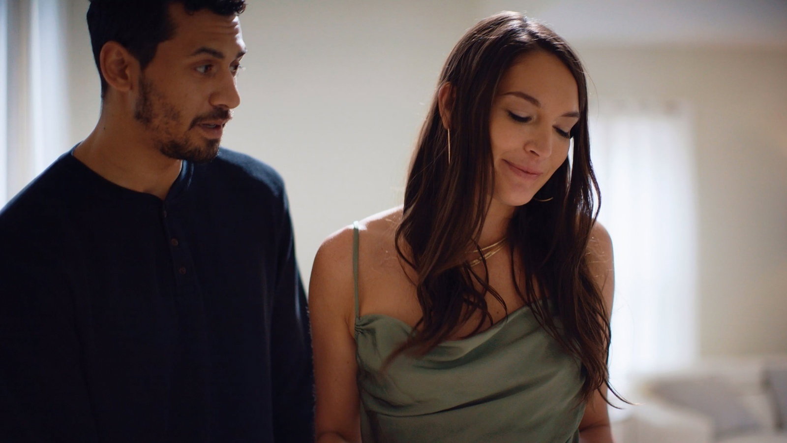 Katrina Cole sucks dick gets screwed living room