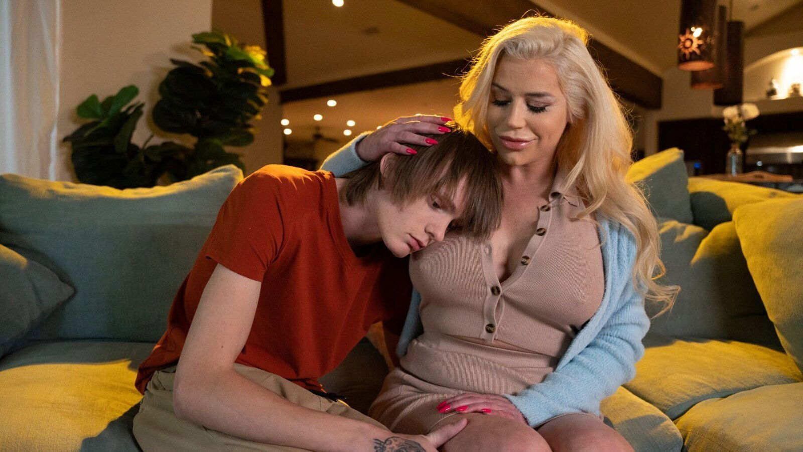 Spencer Scott rides stepson's after receiving oral