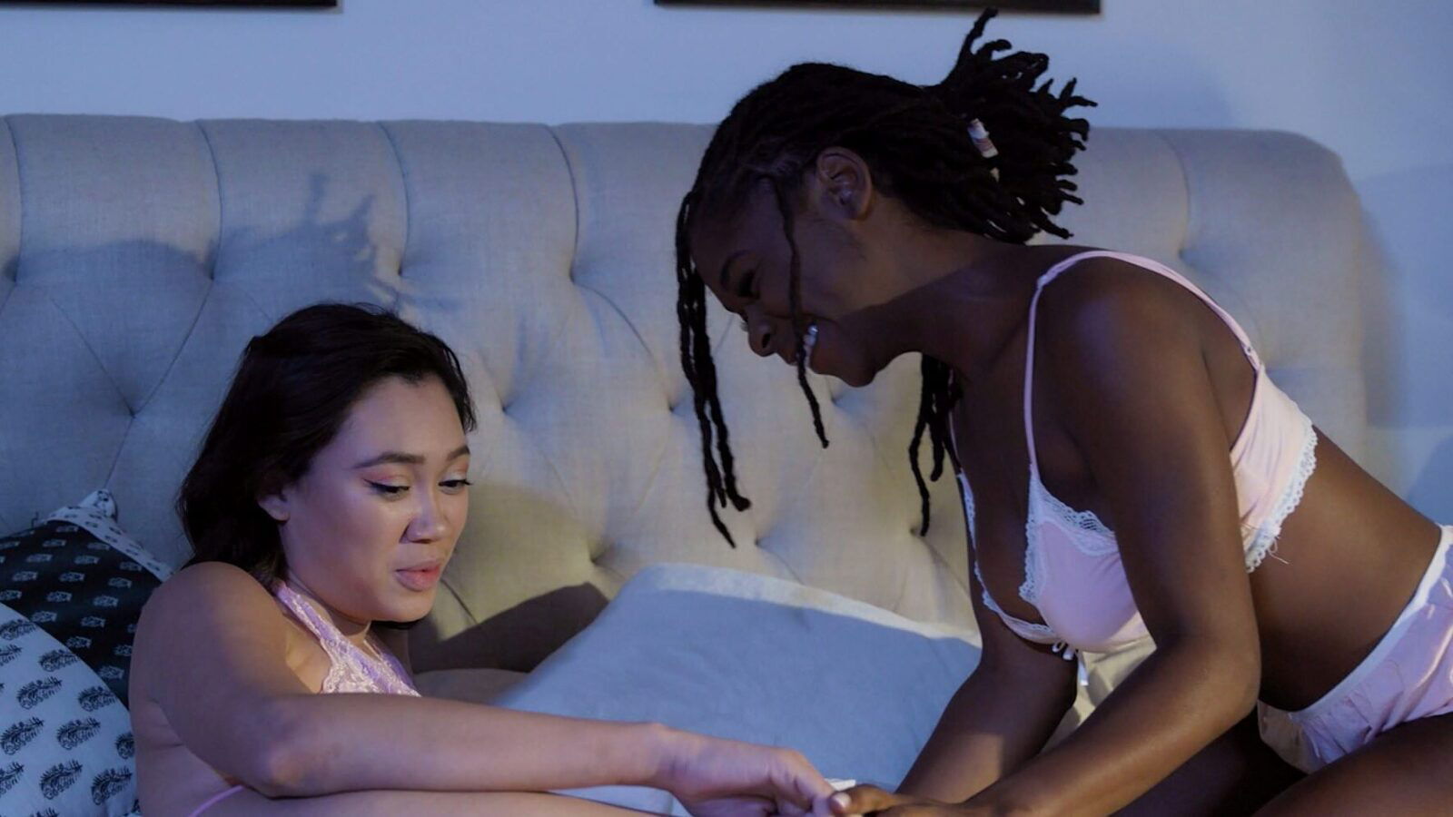 Hazel Grace Madi Laine bring each other powerful orgasm