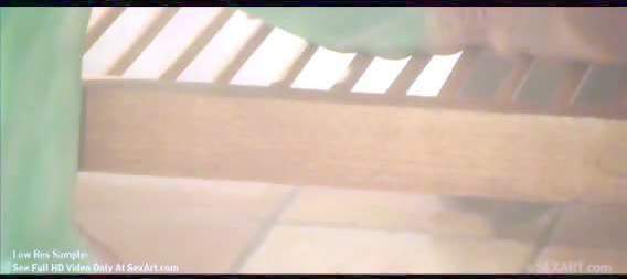 Licentious redhead Alexandra slides hand down pussy rubs