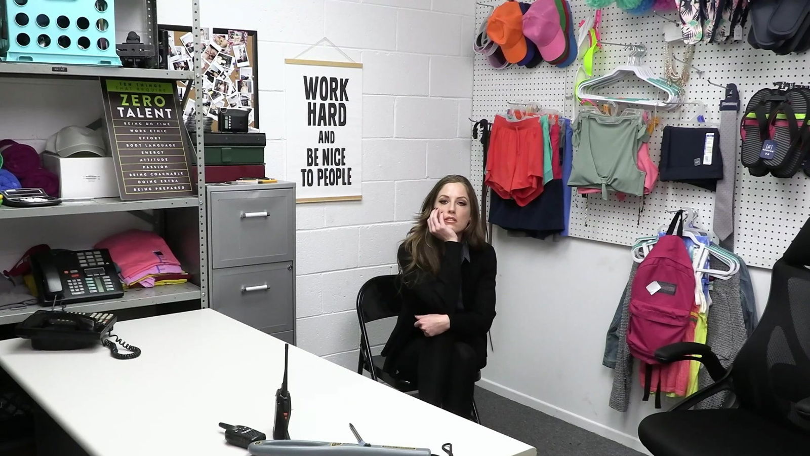 MILF thief Tricia Oaks caught fucked