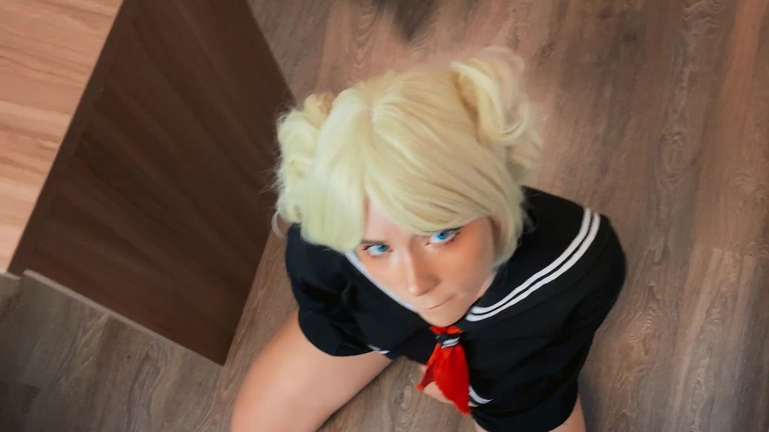 Sweetie doing ahegao while being fucked