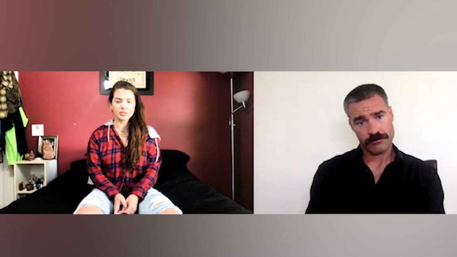 Keisha Grey rubs pussy skype