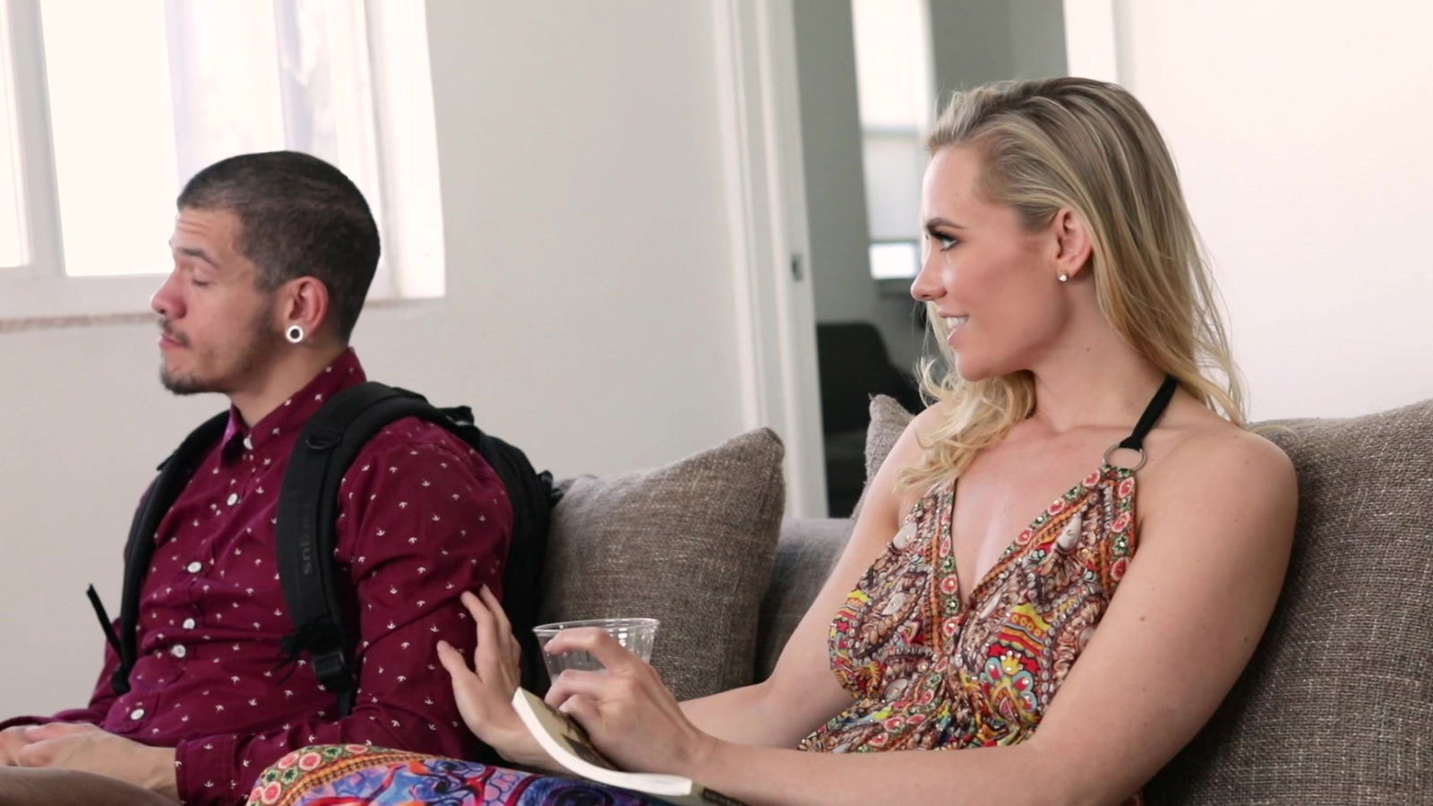 Addie Andrews makes stepson bone couch