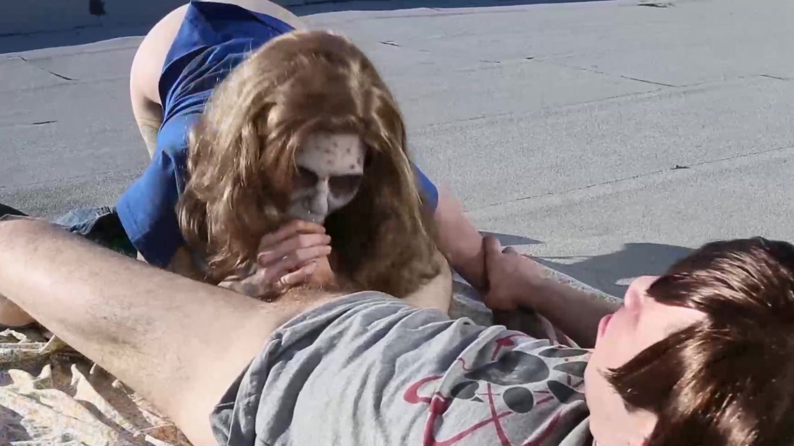 Zombie Sierra Cure getting fucked covered jizz cure