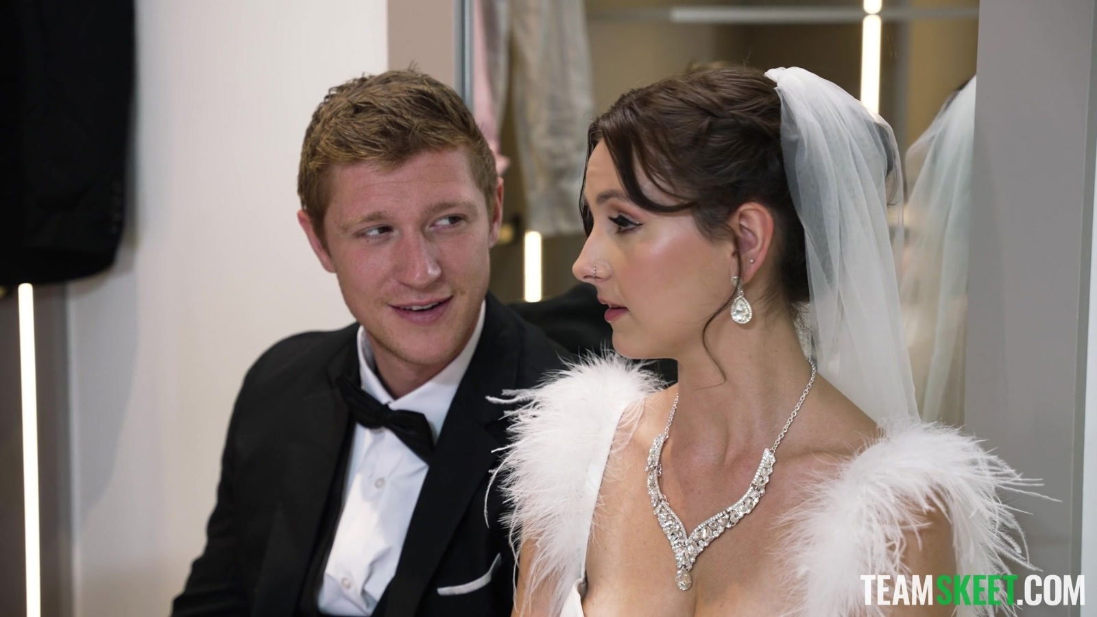 Dirty MILF Ryan Keely seduced bride Serena Hill 3-way