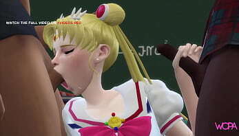[TRAILER] SAILOR MOON CHEATING ON BOYFRIEND WITH TWO CLASSMATES
