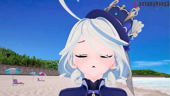 Furina fucking beach Genshin impact Full