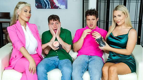 Gorgeous Blonde Stepmoms Give Group Lessons