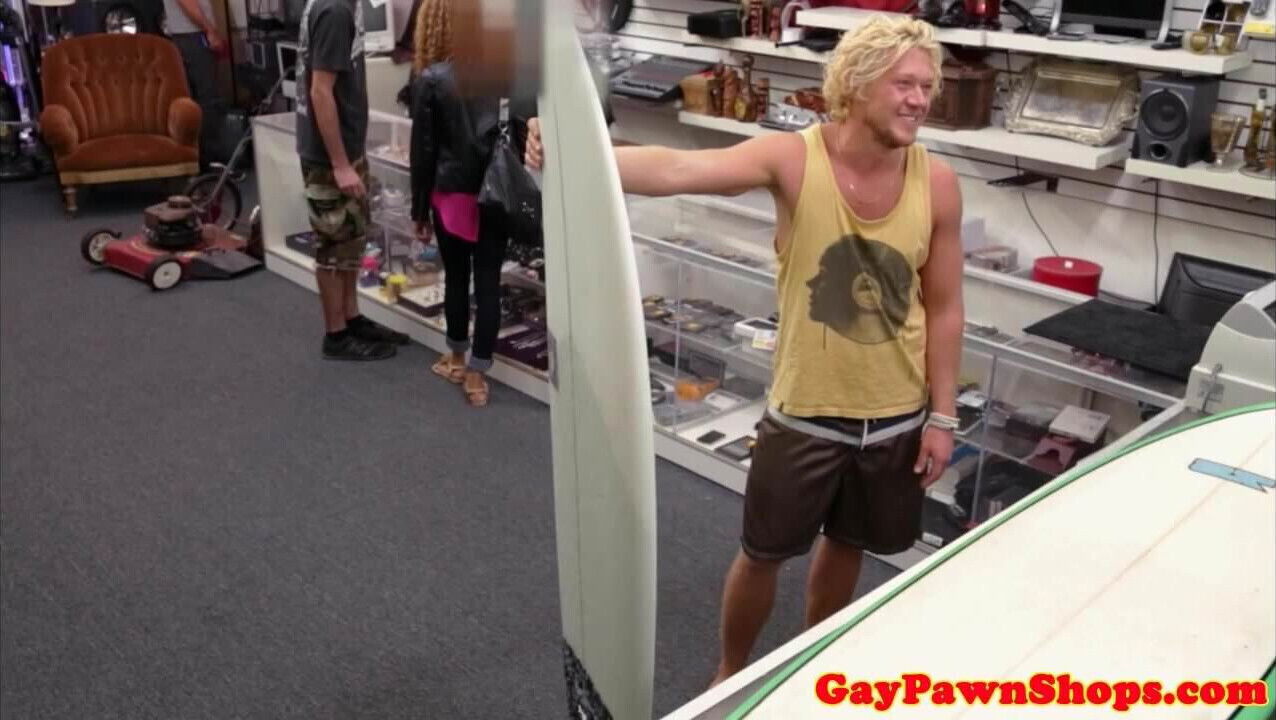 Straight surfer fucked cash