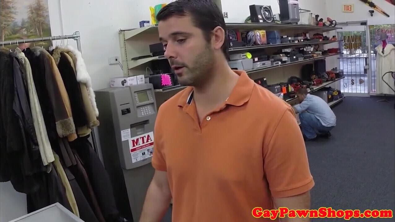 Bearded pawner fucked in ass by broker 