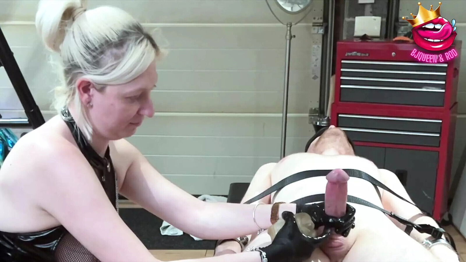 Restrained Edged Ruined Orgasm Latex Gloves