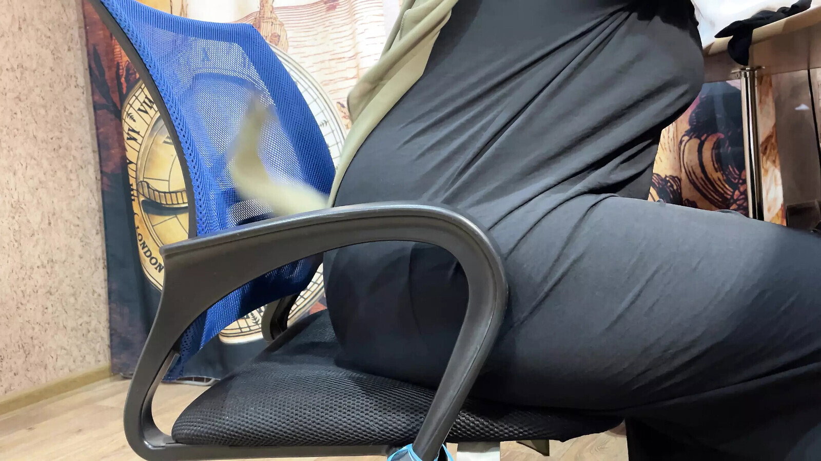 Young Egyptian teen fingering pussy panties