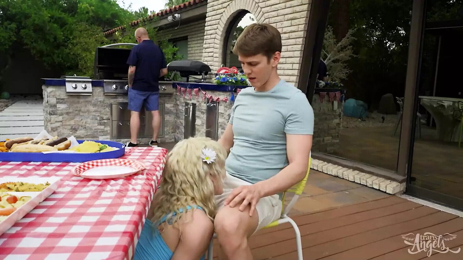 Izzy Wilde Meets Stepbro Sage Roux First Time Time Gets Suck TRANS ANGELS