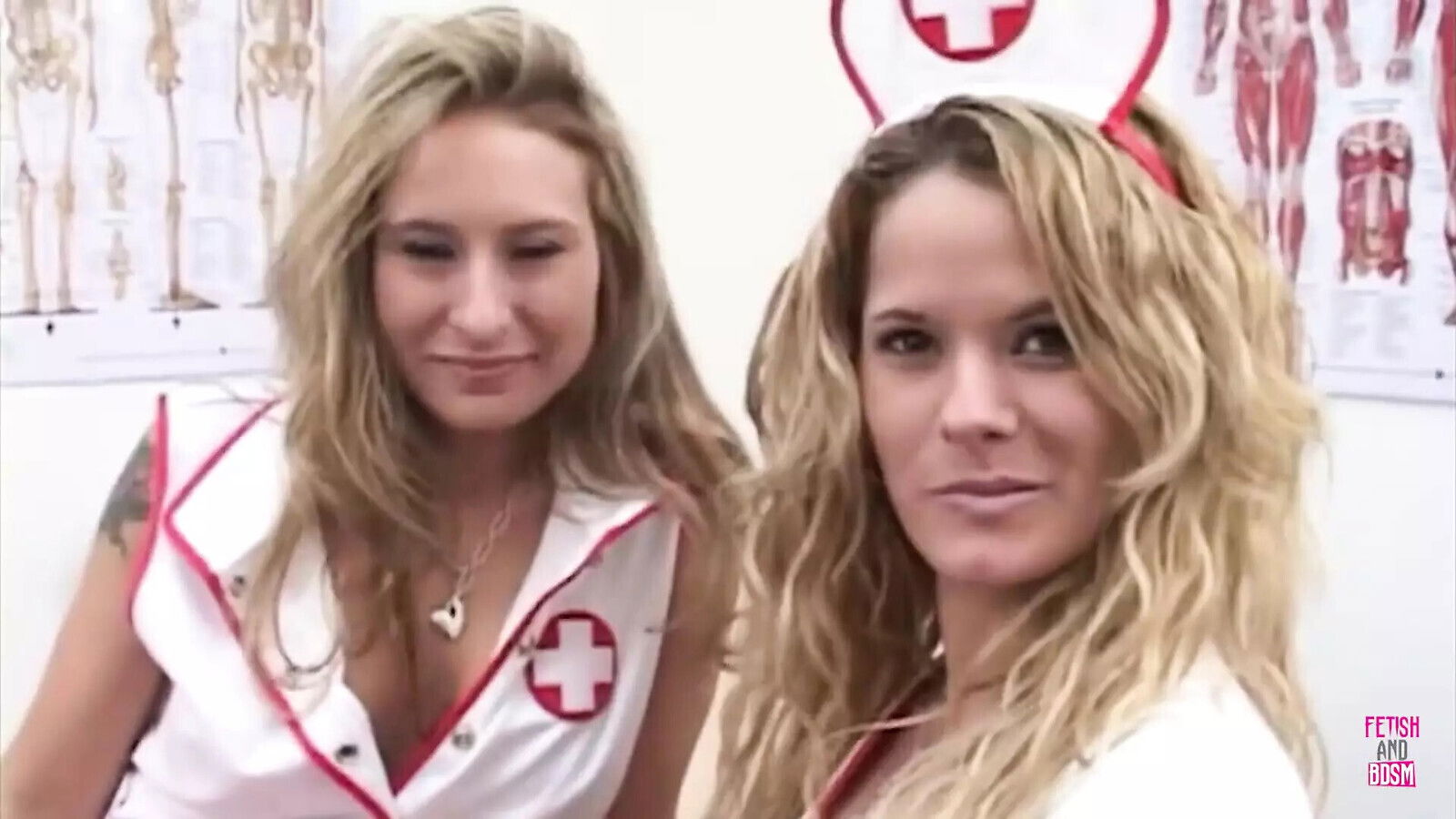 Busty Blonde Nurses Uniform Give Best Blowjob Life