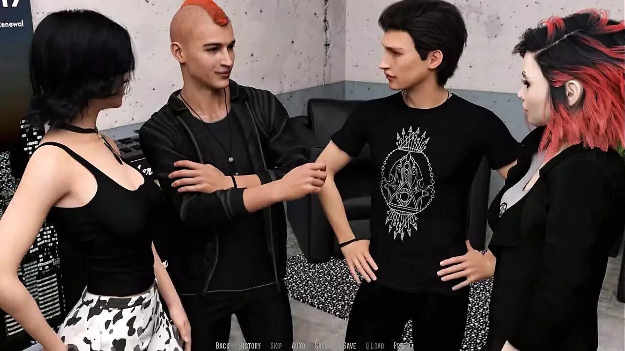 Become rock star: having with band