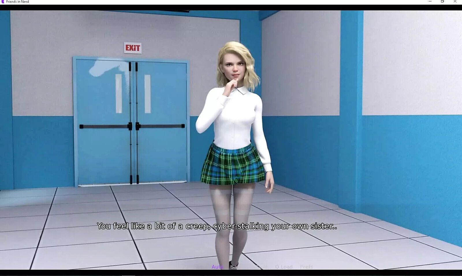 Friends Need-Showed Blue