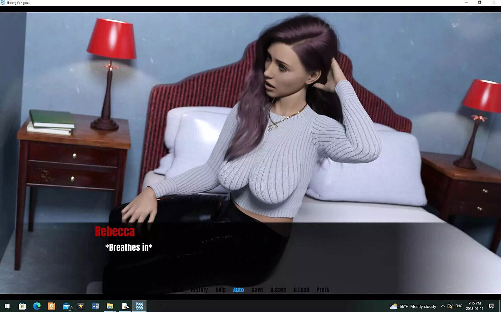 Going Goal-After cleaning, gave