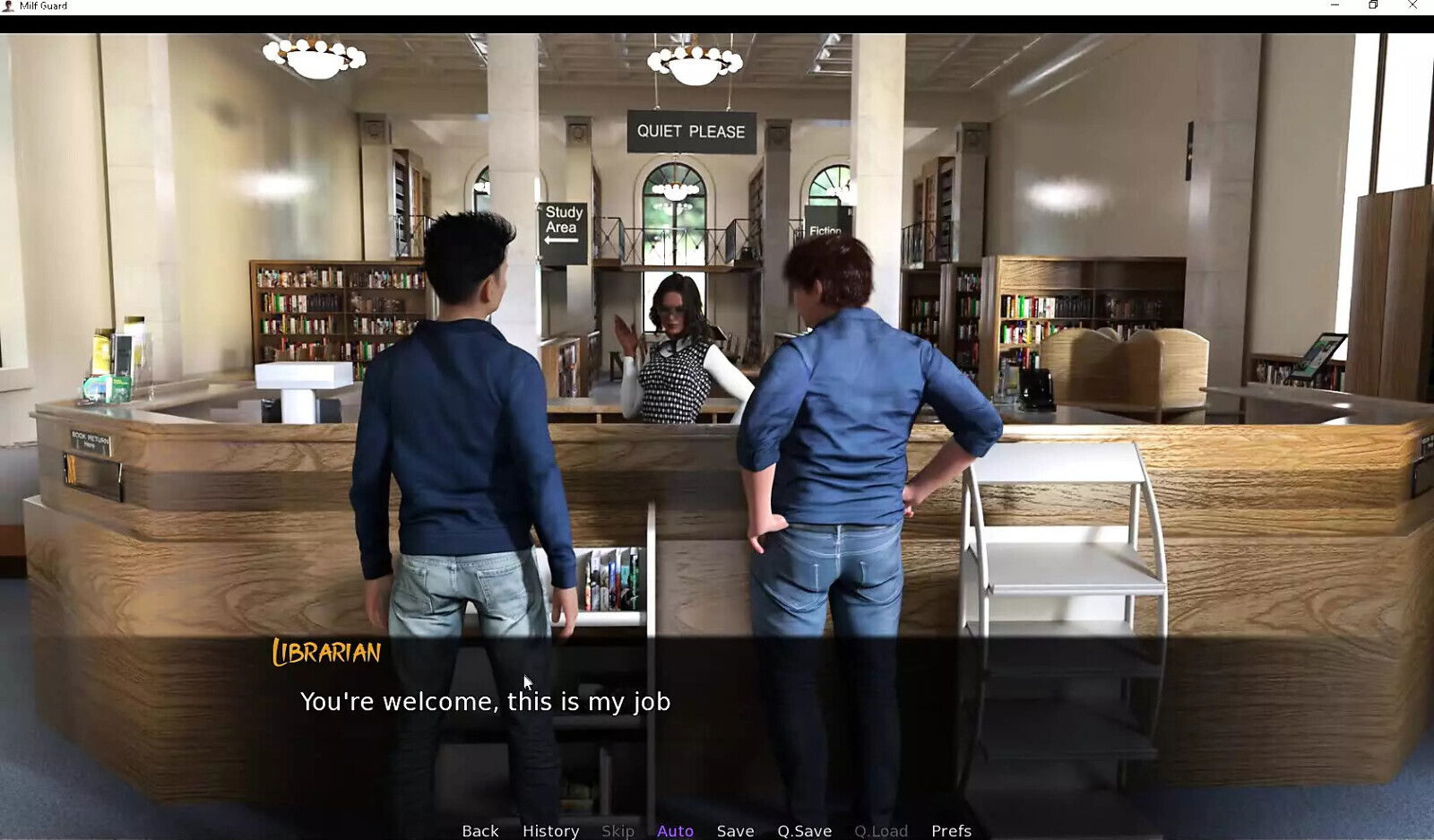 Milf Guard-I'M HOT, FUCK WITH