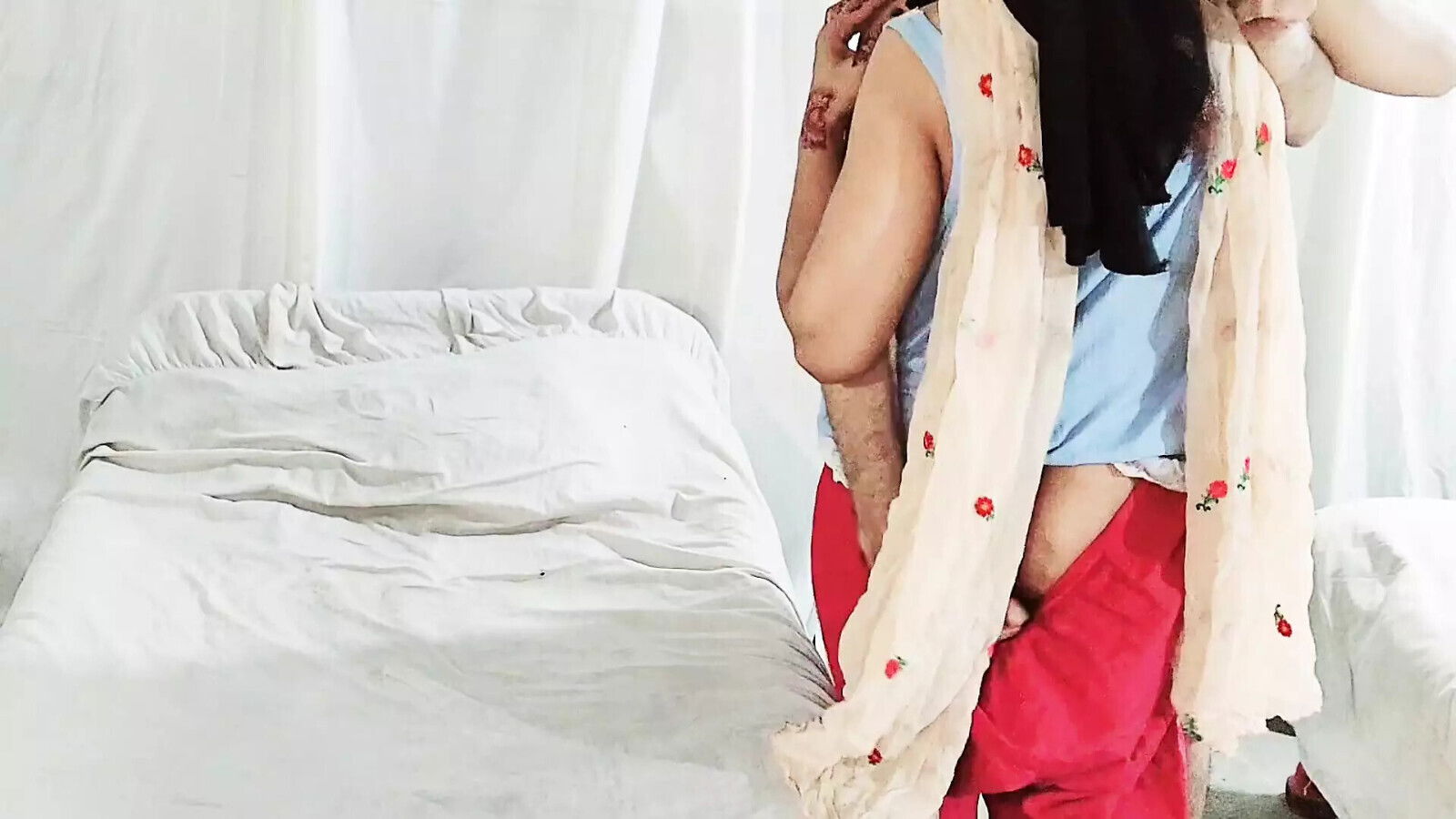 sexy girlfriend amaizingly fucked pussy hijab, loud moans while missionary