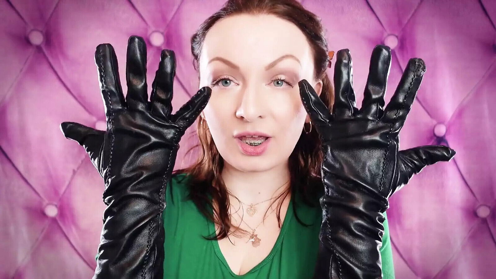 Asmr: Very Vegan-leather Gloves (arya Grander) Sounding Fetish Video