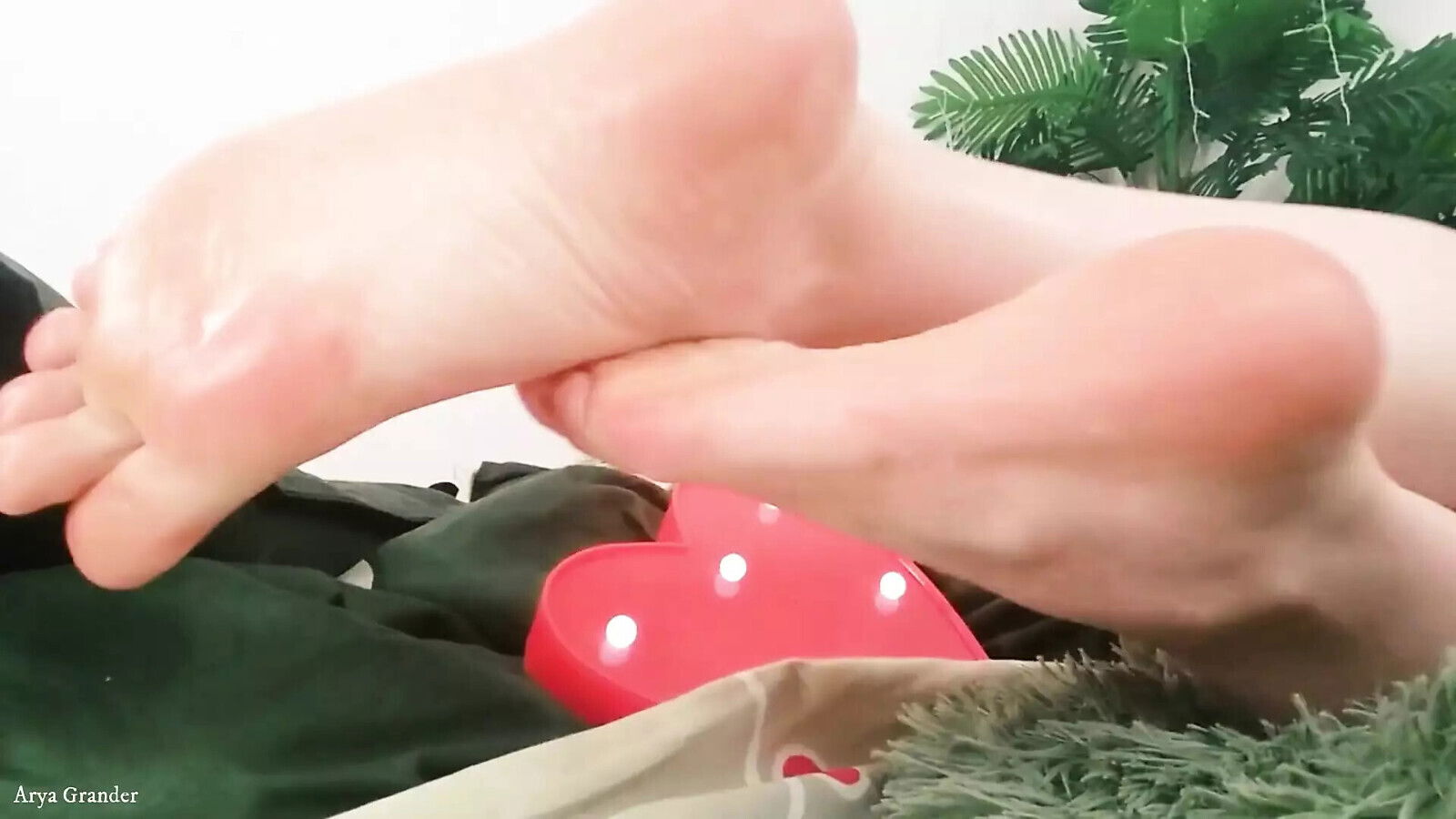 Foot Fetish Solo Video: Female Domination (arya Grander) Sexy Blonde Mistress