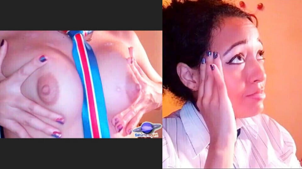 Saturno Squirt sexiest Latin babe, favorite schoolgirl professor obsessed with her.