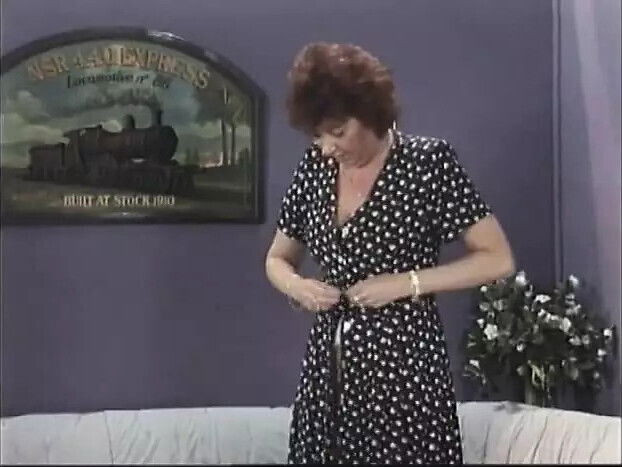 Mature MILF gets with hubby's mistress eats couch