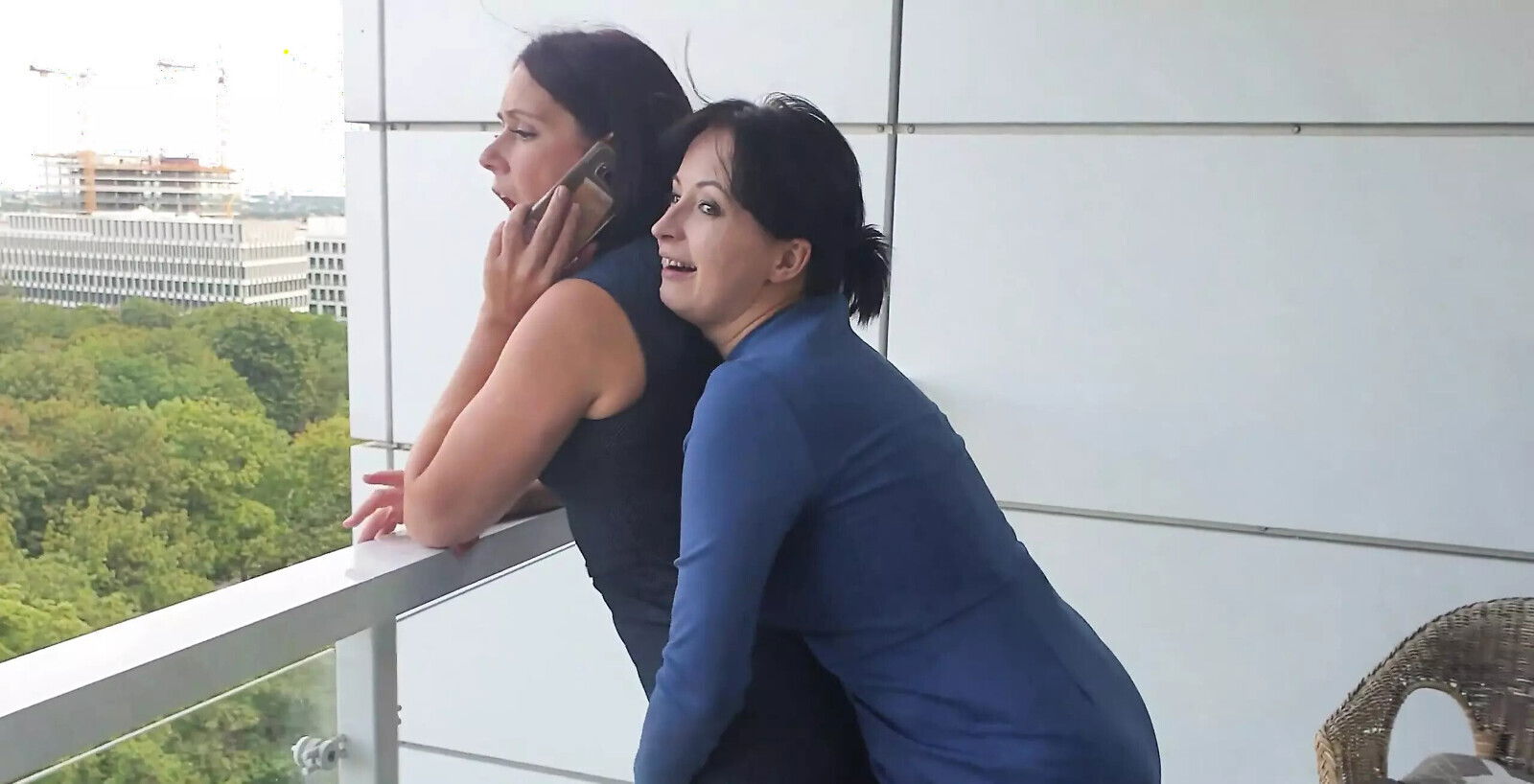 Balcony Lesbian Desires