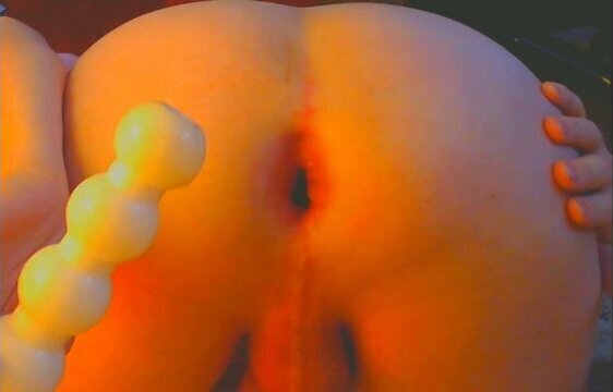 Overlubed butthole goes crazy farts goey stuff orgasm