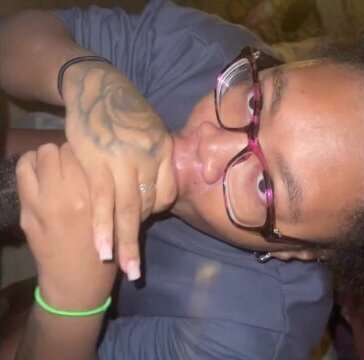 Her throat goes crazy on bbc