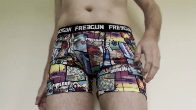 Twink Colorful Boxers Freegun Vice City tease