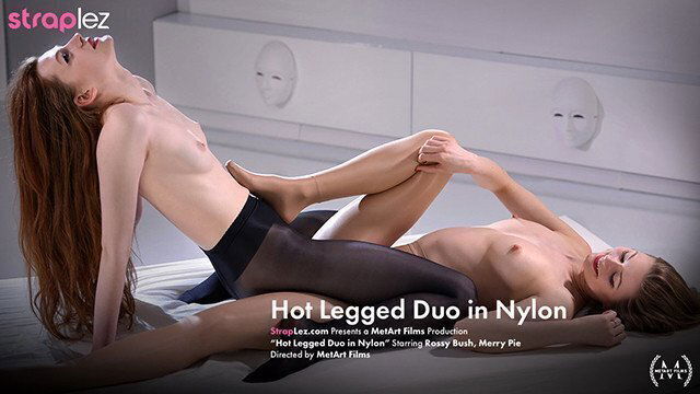 pantyhose lovers their nylon clad pussies together