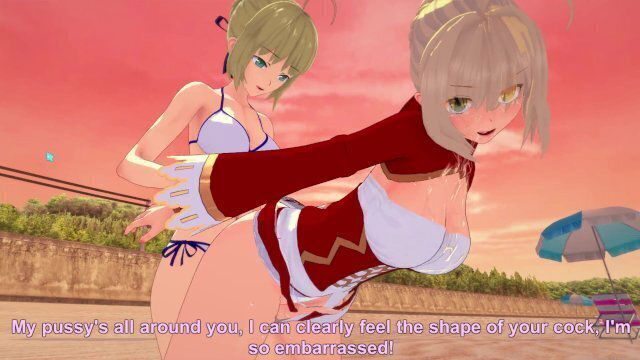 FUTA SABER HAVE WITH NERO CLAUDIUS [FGO] [FUTANARI]