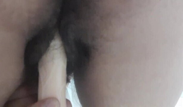 Virgin plays with dildo tight pussy