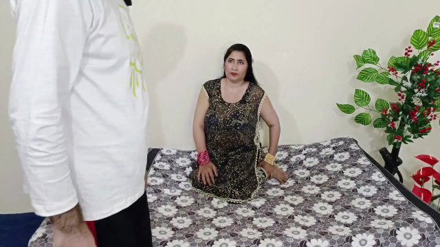Sexy Indian Beautiful Step Aunt Blowjob Sucking Fucking With Step Nephew Part
