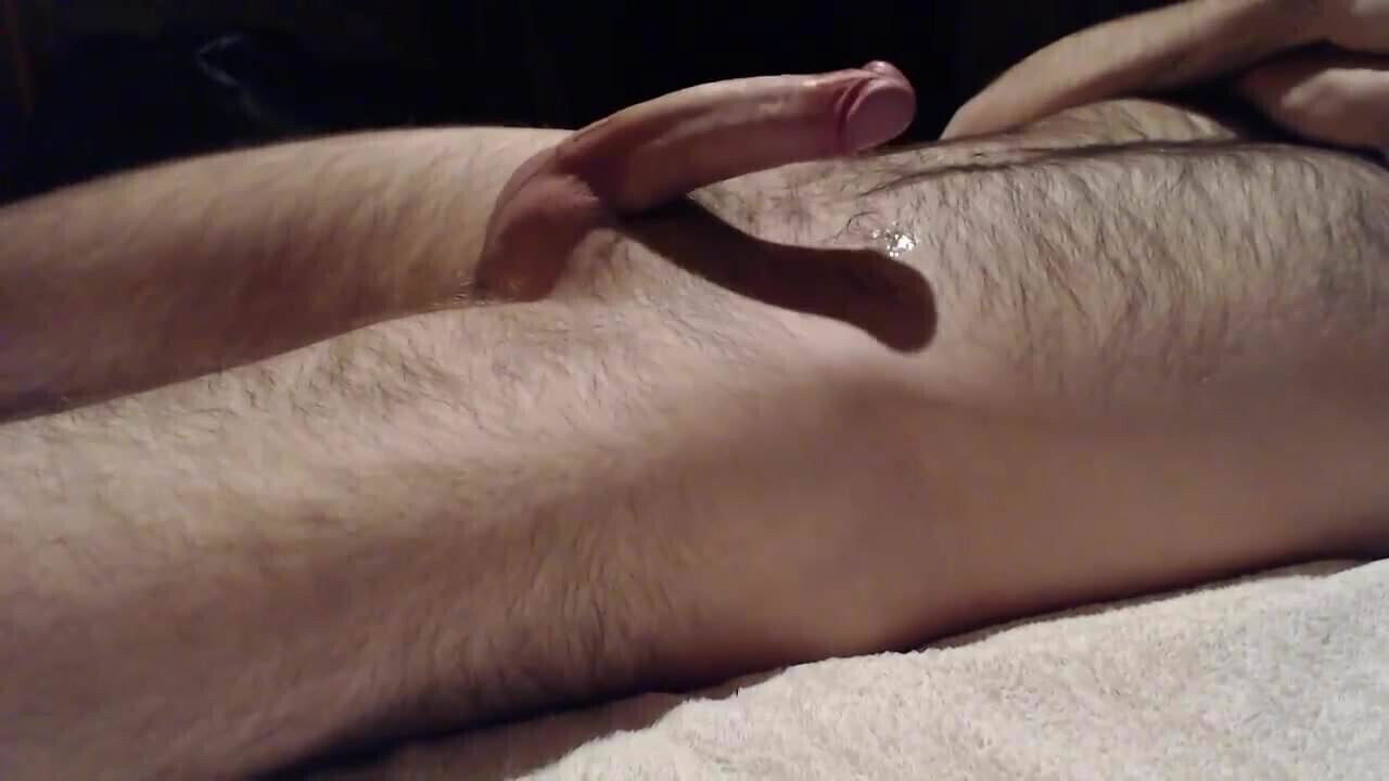 Aneros super-orgasm with a little river of cum