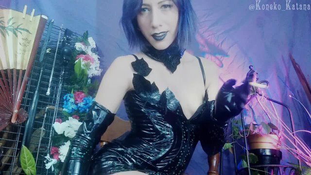 Latex Poison Smoke Domination Fantasy glave fetish