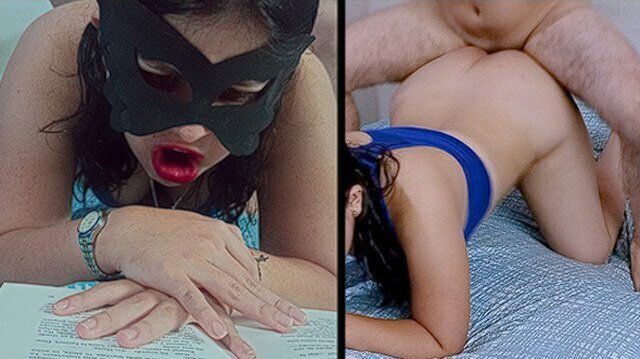 Ella quiere leerse un libro pero le doy verga ¿Lo lograra?